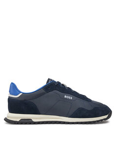 Кроссовки Boss Zayn Lowp Sdtx 50517276 Azul marino, темно-синий