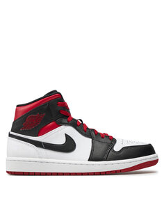 Кроссовки Nike Air Jordan 1 Mid DQ8426 106 Blanco, черный/белый