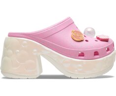 Сабо на платформе Crocs Wicked Glinda Siren, розовый