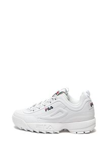 Туфли Disruptor из экокожи с волнистой подошвой Fila, белый