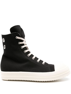 Rick Owens DRKSHDW высокие кеды, черный