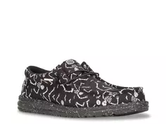 Кроссовки Wall Skeleton Slip-On Heydude, черный
