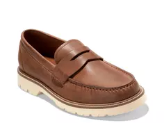 Лоферы American Classics Penny Loafer Cole Haan, темно-коричневый