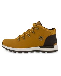 Кроссовки кожаные спринтерские треккерские Timberland, коричневый