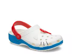 Сабо Hello Kitty Classic Clog Crocs, белый/красный