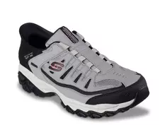 Кроссовки Hands Free Slip-Ins After Burn Memory Fit Ridgeburn Slip-On Sneaker Skechers, серый