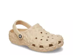 Сабо Classic Geometric Clog Crocs, цвет tan