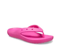 Сандалии Classic v2 Flip Flop Crocs, розовый
