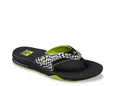 Сандалии Fanning Flip Flop Reef, черный/белый