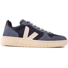 Кроссовки v 10 с рипстопом Veja, синий