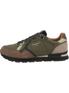 Низкие кроссовки Pepe Jeans low Brit Road, коричневый