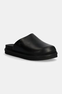 Кожаные шлепанцы Calvin Klein Jeans HOME CLOG LTH, черный