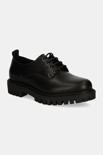 Кожаные туфли Tommy Hilfiger CASUAL HILFIGER CHUNKY LTH SHOE, черный