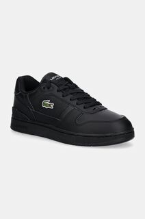 Кожаные кроссовки Lacoste T-Clip Set, черный