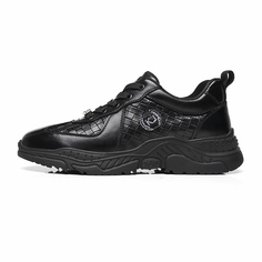 Кроссовки мужские Lifestyle Shoes Men Low-Top Kj, цвет KJ-555 Black Hidden Wedge Style