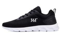 Кроссовки мужские с низким верхом 361°, цвет Obsidian black / 361 degrees white