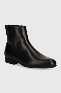 Кожаные ботинки Calvin Klein HM0HM01501, черный