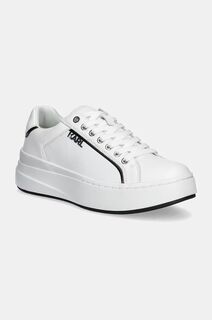 Кожаные кроссовки KRONOS Karl Lagerfeld, белый