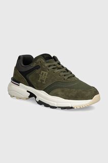 Кроссовки Tommy Hilfiger M RUNNER, зеленый