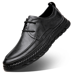 Туфли мужские Men"s Casual Men Low-Top Mulinsen, темно-коричневый