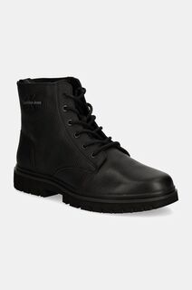 Ботинки Calvin Klein Jeans EVA MID LACEUP BOOT LTH, черный