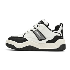 Кроссовки мужские Lifestyle Shoes Men Low-Top Gong Niu Ju Ren, белый/черный