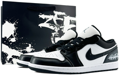 Баскетбольные кроссовки Air 1 Vintage Men Low-Top Black/White Jordan