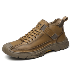 Кроссовки мужские Lifestyle Shoes Men Low-Top Mulinsen, темно-коричневый