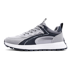 Кроссовки мужские Lifestyle Shoes Men Low-Top Mulinsen, серый/синий