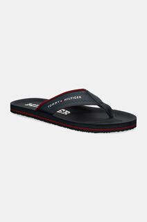 Tommy Hilfiger шлепанцы COMFORT HILFIGER BEACH SANDAL, темно-синий