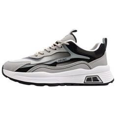 Кроссовки мужские Lifestyle Shoes Men Low-Top Mulinsen, белый/зеленый