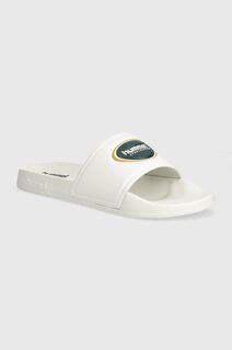 Шлепанцы Hummel POOL SLIDE BADGE, белый