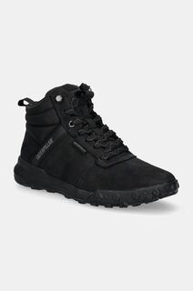 Ботинки Caterpillar из нубука HEX READY MID WP, черный