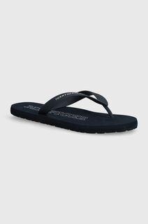 Tommy Hilfiger Шлепанцы РЕЗИНОВЫЕ ПЛЯЖНЫЕ САНДАЛИИ, темно-синий