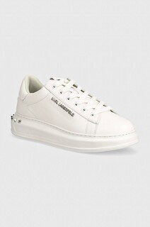 Karl Lagerfeld KAPRI MENS кожаные кроссовки, белый