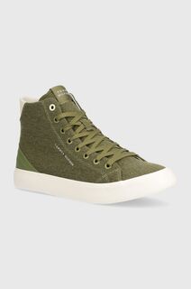 Кроссовки Tommy Hilfiger TH HI VULC SUMMER CVS, зеленый
