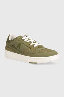 Кроссовки Tommy Hilfiger TH BASKET STREET SUMMER, зеленый