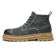 Мужские ботинки Cahhrrn X Martin Boot Men Beige Black-Tailed Deer