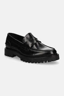 GARMENT PROJECT Aaron Penny Loafer кожаные лоферы, черный