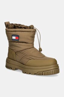 Зимние ботинки Tommy Jeans TJM SNOW BOOT, зеленый
