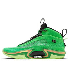 Кроссовки 36 пф Air Jordan, зеленый