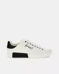 Мужские кроссовки Caserta из искусственной кожи со шнурками Guess, цвет Blanco Ártico
