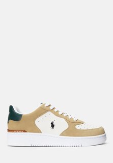Низкие кроссовки Masters Court Top Polo Ralph Lauren, цвет white/bone/forest