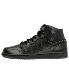 Кроссовки 1 средние Air Jordan, черный