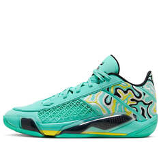 Кроссовки 38 низкие pe Air Jordan, бирюзовый