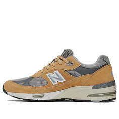 Кроссовки 991 сделано в Англии New Balance, желтый