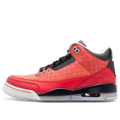 Кроссовки 3 ретро Air Jordan, красный