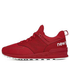 Кроссовки 574 спортивные красные New Balance, красный