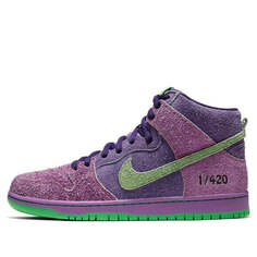 Кроссовки sb dunk high pro Nike, фиолетовый