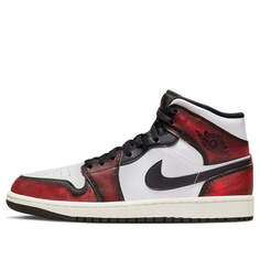 Кроссовки 1 средние Air Jordan, красный
